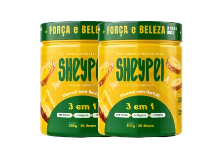 Sheypei Abacaxi com Hortelã 300g - Combo 2 Potes